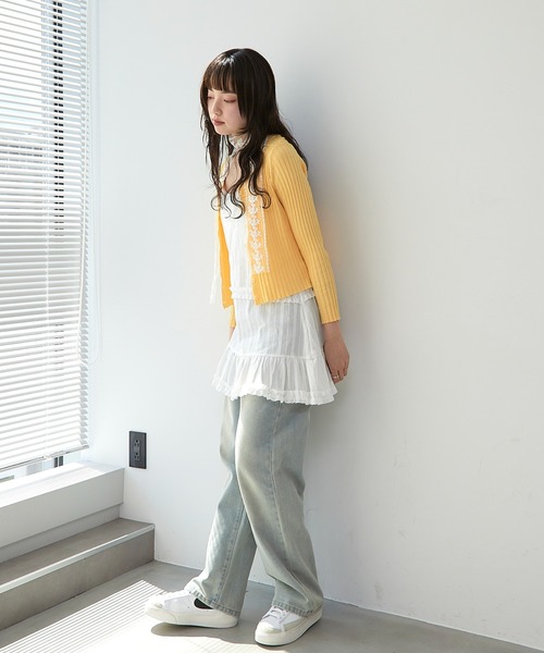 paravion（パラビオン）の「コットンライクミニワンピース（ワンピース・レディース・ブラック/ホワイト・FREE）」の5枚目の写真