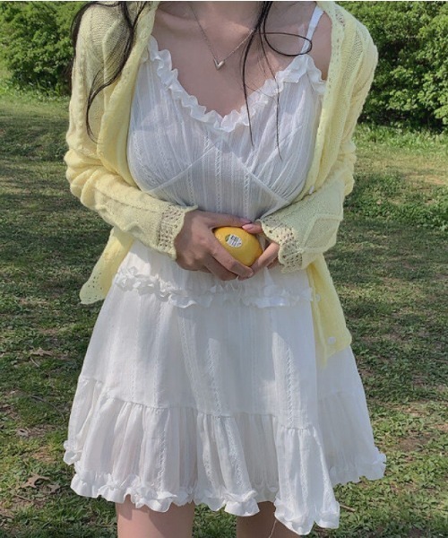 paravion（パラビオン）の「コットンライクミニワンピース（ワンピース・レディース・ブラック/ホワイト・FREE）」の17枚目の写真