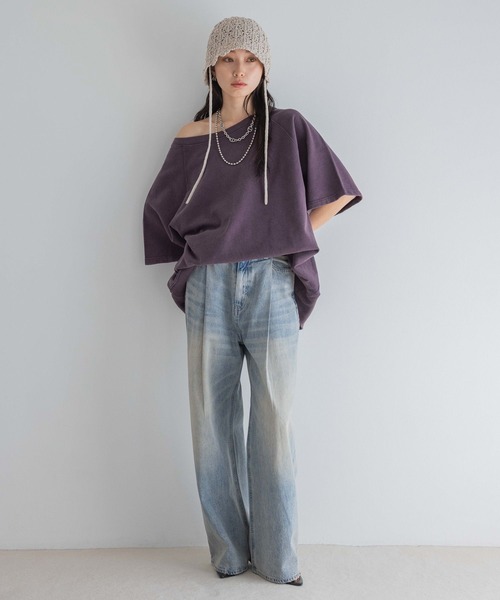 JEANASIS（ジーナシス）の「ヒモツキスカシアミHAT/321244（ハット・レディース・グレイッシュベージュ/ブラック・FREE）」の20枚目の写真