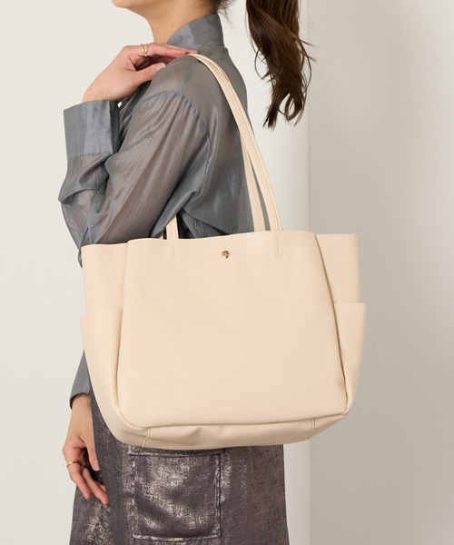セール】【MAISON BREEZE】フェイクレザーA4トートバッグ SNBD