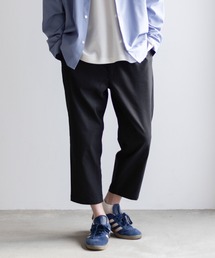 【抗菌防臭・ウエスト2WAY】毎日はきたくなるラクラクパンツ 「マイラク」NAVY クロップドパンツ