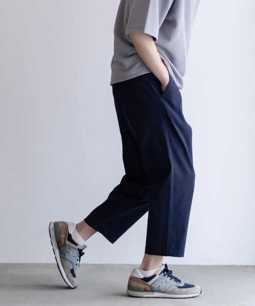 NAVY（ネイビー）の「【抗菌防臭・ウエスト2WAY】毎日はきたくなるラクラクパンツ 「マイラク」NAVY クロップドパンツ（その他パンツ・メンズ・ブラック/カーキ/ネイビー/ベージュ・S/M/L/XL）」の20枚目の写真
