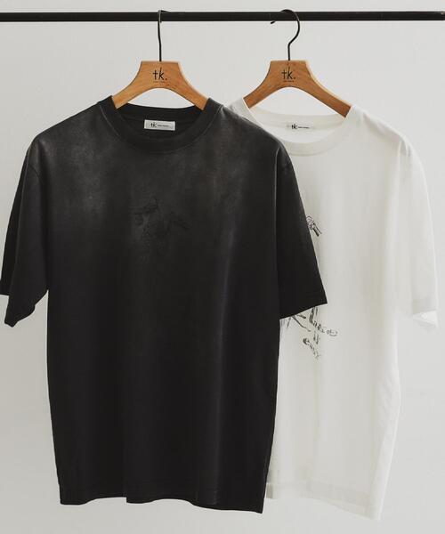 tk.TAKEO KIKUCHI（ティーケータケオキクチ）の「K’PJT by AYUTA 『VINTAGE T－shirt』（Tシャツ/カットソー・メンズ・ホワイト/ブラック・03/02）」の19枚目の写真