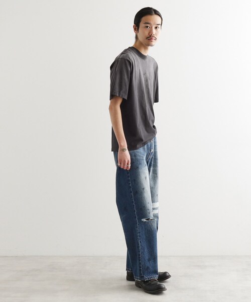 tk.TAKEO KIKUCHI（ティーケータケオキクチ）の「K’PJT by AYUTA 『VINTAGE T－shirt』（Tシャツ/カットソー・メンズ・ホワイト/ブラック・03/02）」の7枚目の写真