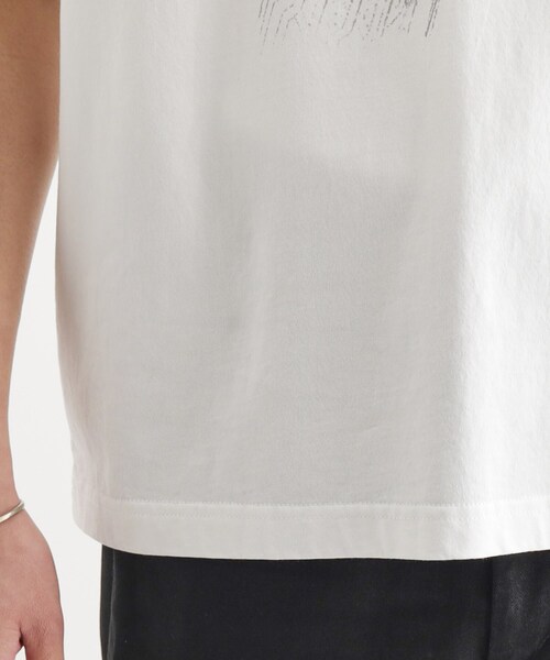tk.TAKEO KIKUCHI（ティーケータケオキクチ）の「K’PJT by AYUTA 『VINTAGE T－shirt』（Tシャツ/カットソー・メンズ・ホワイト/ブラック・03/02）」の5枚目の写真