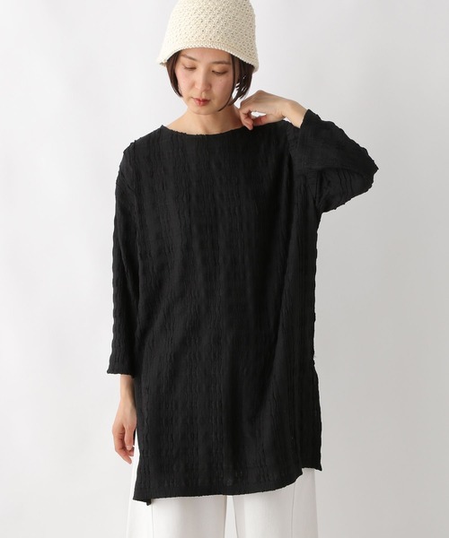 LEPSIM(レプシィム)の「ラッセルレース8分袖チュニックワンピース 324667(チュニック・レディース・イエロー/オフホワイト/ブラック・FREE)」の14枚目の写真