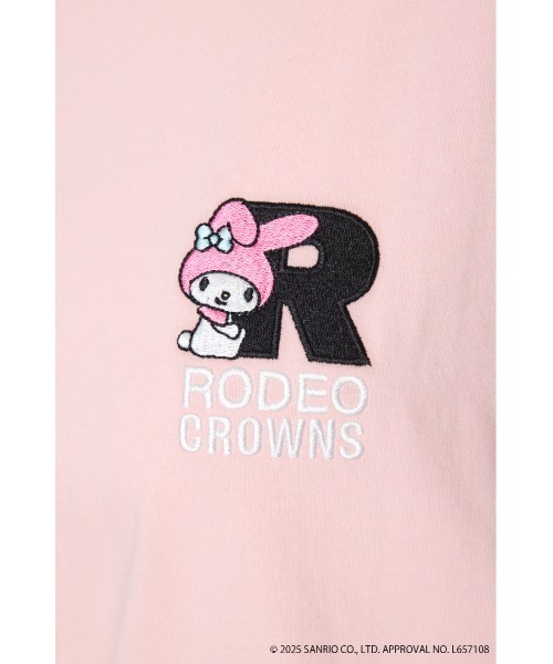 RODEO CROWNS WIDE BOWL(ロデオクラウンズワイドボウル)の「(サンリオキャラクターズ) ボックスロゴTシャツ(Tシャツ/カットソー・レディース・オフホワイト/ブラック系その他/ブラック/ライトピンク/カーキ・FREE)」の20枚目の写真