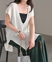 ANDREA&Co. ベージュ ノースリーブベスト　デザイン性⭕️ 楽天市場】ニット ベスト レディース コーデ 春 サマー ベスト