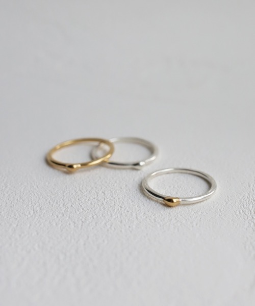 TEN.（テン）の「【ZOZO限定】SILVER925 18KGP バロックリング（リング・レディース・シルバー×ゴールド・#13/#9/#11/#15）」の4枚目の写真