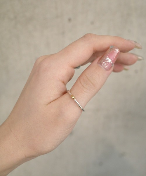 TEN.（テン）の「【ZOZO限定】SILVER925 18KGP バロックリング（リング・レディース・シルバー×ゴールド・#13/#9/#11/#15）」の2枚目の写真