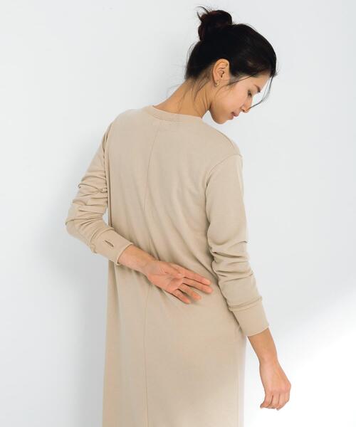 URBAN RESEARCH Sonny Label（アーバンリサーチサニーレーベル）の「SLAB　Sweat Comfort One-Piece（ワンピース・レディース・チャコールグレー/ベージュ系その他・FREE）」の13枚目の写真