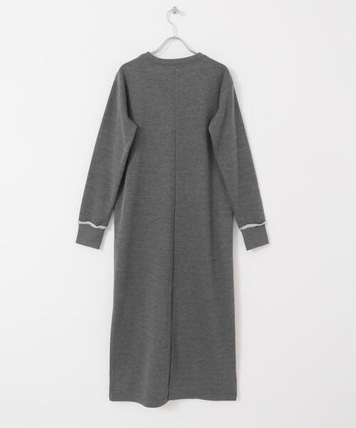 URBAN RESEARCH Sonny Label（アーバンリサーチサニーレーベル）の「SLAB　Sweat Comfort One-Piece（ワンピース・レディース・チャコールグレー/ベージュ系その他・FREE）」の6枚目の写真