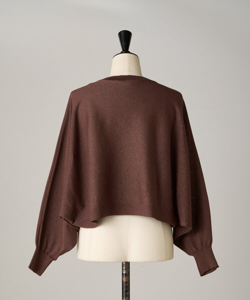 BEARDSLEY（ビアズリー）の「ドルマンショートプルオーバー（ニット/セーター・レディース・レッド/ブラウン・FREE）」の17枚目の写真