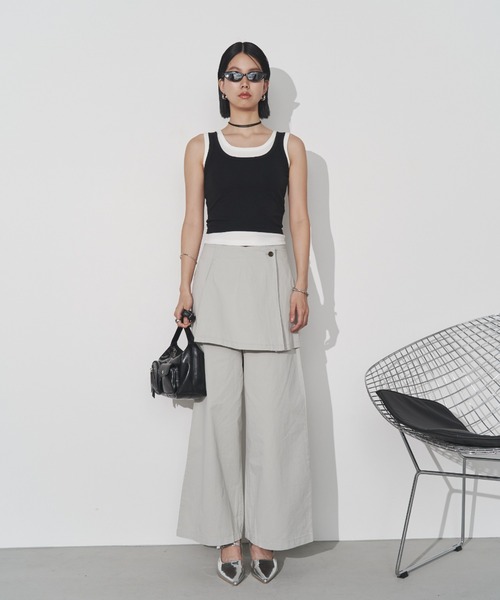 Solace（ソレイス）の「メニ―ポケットショルダーバッグ（ショルダーバッグ・レディース・ブラック/ホワイト・FREE）」の9枚目の写真