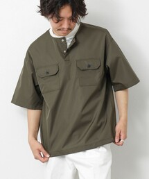 TAION | 【TAION/タイオン】ノンダウン ミリタリー ヘンリーネックカットソー 25SS(Tシャツ/カットソー)