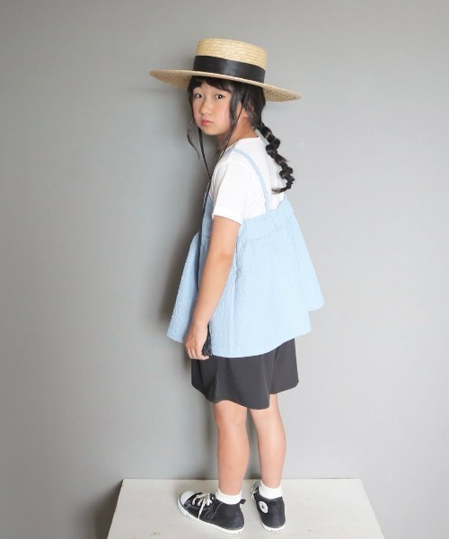 ikka（イッカ）の「【速乾／接触冷感】涼やかキュロット（120~160cm）（その他パンツ・キッズ・ブラック/スカイブルー/ミント/その他1・120/130/140/150/160）」の21枚目の写真