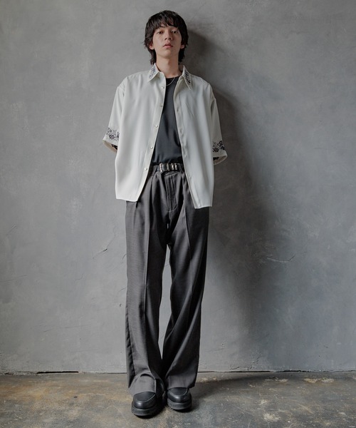 HARE(ハレ)の「【接触冷感 汗シミ低減】ICYポンチコンパクトカットソー(HARE)(Tシャツ/カットソー・メンズ・ブラック/ホワイト/ピンク・SMALL/MEDIUM)」の9枚目の写真