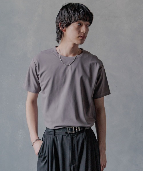 HARE(ハレ)の「【接触冷感 汗シミ低減】ICYポンチコンパクトカットソー(HARE)(Tシャツ/カットソー・メンズ・ブラック/ホワイト/ピンク・SMALL/MEDIUM)」の22枚目の写真