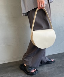 [YAHKI/ヤーキ] VEGAN LEATHER ハーフムーン バッグ