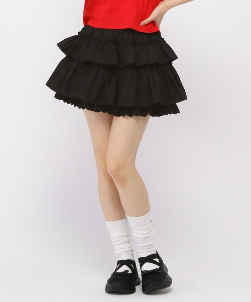 3.3 Field Trip （3.3フィールドトリップ）の「3.3 Field Trip／レースミニスカート（スカート・レディース・ブラック/アイボリー・FREE）」の21枚目の写真