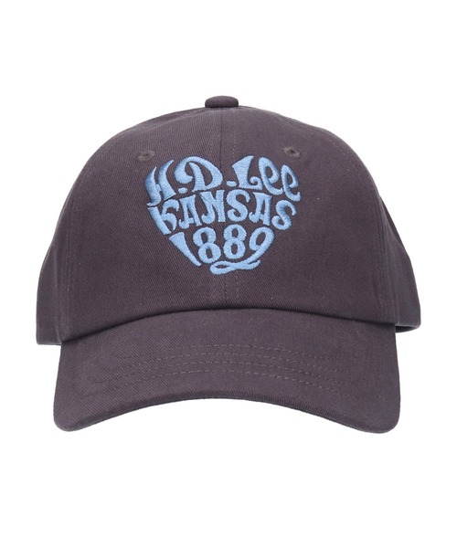 Lee(リー)の「Lee/リー キャップ COTTON TWILL ハートキャップ 251076605(キャップ・メンズ・アイボリー/ピンク/グリーン/チャコールグレー・FREE)」の6枚目の写真