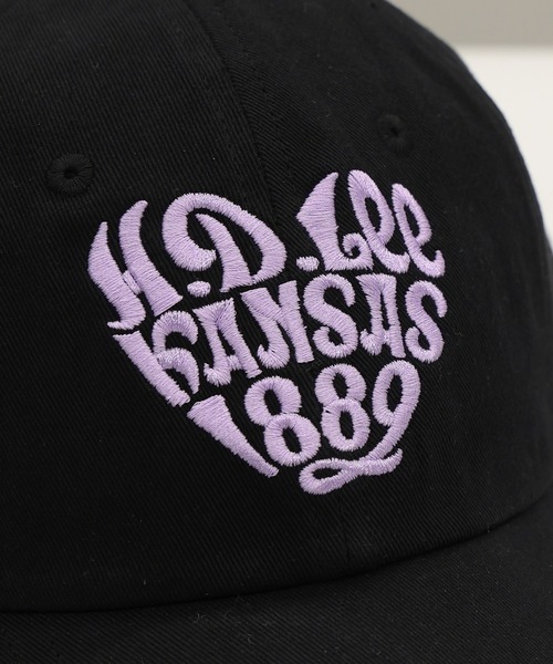 Lee(リー)の「Lee/リー キャップ COTTON TWILL ハートキャップ 251076605(キャップ・メンズ・アイボリー/ピンク/グリーン/チャコールグレー・FREE)」の20枚目の写真