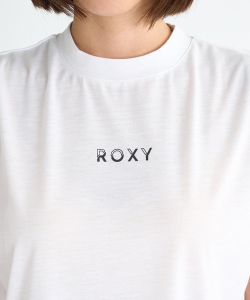 ROXY（ロキシー）の「SWAY IN THE MORNING /ロキシーロゴワンポイントノースリーブトップス（Tシャツ/カットソー・レディース・オレンジ/ホワイト/ブラック・LARGE/MEDIUM/SMALL）」の8枚目の写真
