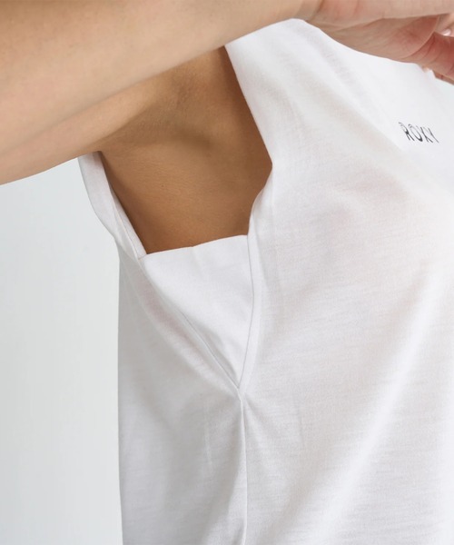 ROXY（ロキシー）の「SWAY IN THE MORNING /ロキシーロゴワンポイントノースリーブトップス（Tシャツ/カットソー・レディース・オレンジ/ホワイト/ブラック・LARGE/MEDIUM/SMALL）」の11枚目の写真