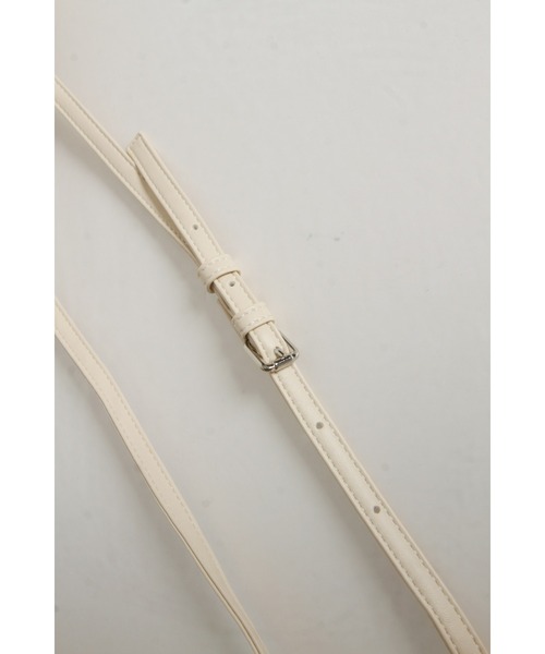 &. NOSTALGIA(アンドドットノスタルジア)の「【ZOZO限定】メッシュリボンショルダーバッグ(ショルダーバッグ・レディース・アイボリー/ブラック・FREE)」の11枚目の写真