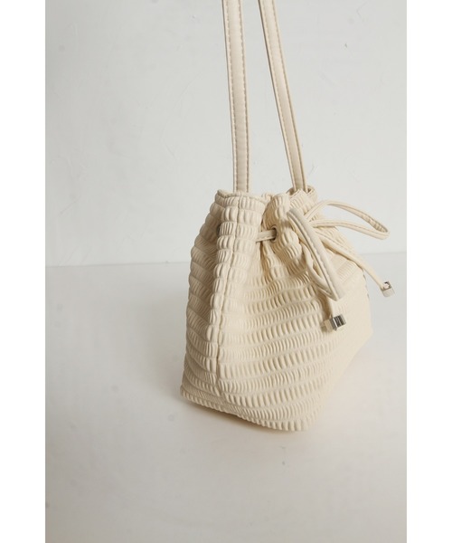 &. NOSTALGIA(アンドドットノスタルジア)の「【ZOZO限定】メッシュリボンショルダーバッグ(ショルダーバッグ・レディース・アイボリー/ブラック・FREE)」の13枚目の写真