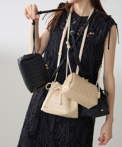 &. NOSTALGIA(アンドドットノスタルジア)の「【ZOZO限定】メッシュリボンショルダーバッグ(ショルダーバッグ・レディース・アイボリー/ブラック・FREE)」の21枚目の写真