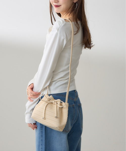 ZOZO限定】メッシュリボンショルダーバッグ（ショルダーバッグ