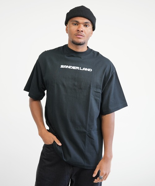 BASIS(ベイシス)の「SANDER LAND 7.1oz オープンエンド センターロゴ ラギットTシャツ(Tシャツ/カットソー・メンズ・ホワイト/ブラック・X-LARGE/SMALL/MEDIUM/LARGE)」の2枚目の写真