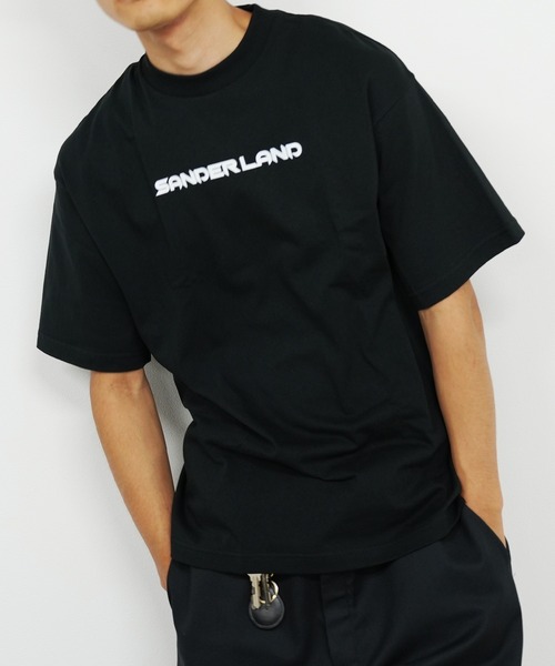 BASIS(ベイシス)の「SANDER LAND 7.1oz オープンエンド センターロゴ ラギットTシャツ(Tシャツ/カットソー・メンズ・ホワイト/ブラック・X-LARGE/SMALL/MEDIUM/LARGE)」の7枚目の写真