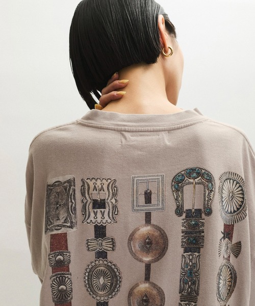 ADAM ET ROPE' 【REMI RELIEF】Tシャツ　定価12,000 セール】【REMI RELIEF】SP加工Tシャツ(FEEL)（Tシャツ