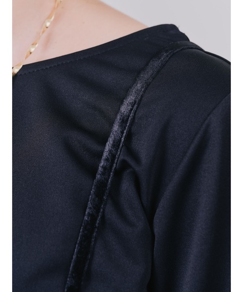 DOLLUPOOPS（ドールアップウップス）の「ベロアサス付パンツ（スラックス・レディース・チャコールグレー/ブラック/ブラウン・38）」の21枚目の写真