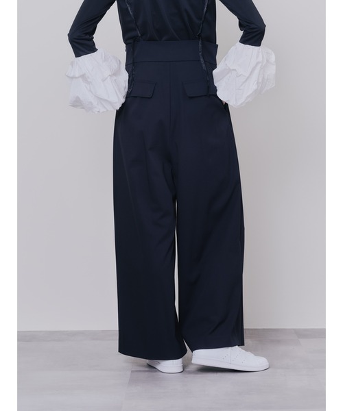 DOLLUPOOPS（ドールアップウップス）の「ベロアサス付パンツ（スラックス・レディース・チャコールグレー/ブラック/ブラウン・38）」の16枚目の写真