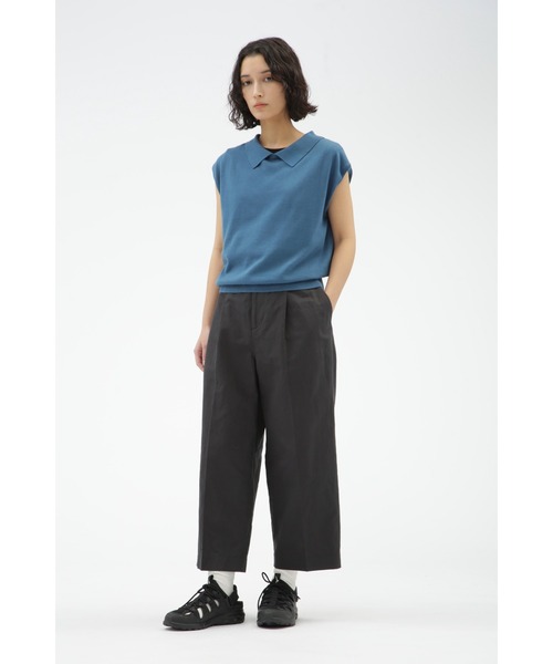 MARGARET HOWELL(マーガレットハウエル)の「FINE COTTON LINEN(ニット/セーター・レディース・ブルー/ブラック・2)」の7枚目の写真