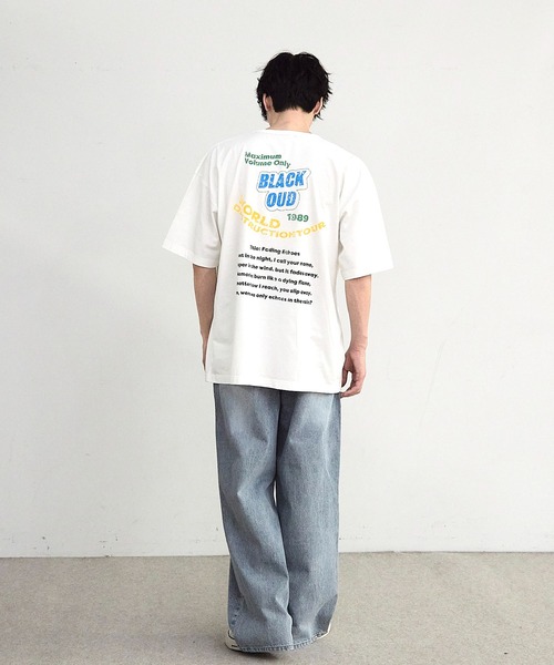 RATTLE TRAP（ラトルトラップ）の「古着風ピグメントロゴプリントTシャツ（Tシャツ/カットソー・メンズ・ブラック/ホワイト・S/M/L/LL）」の10枚目の写真