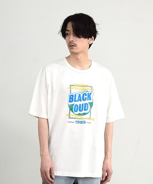 RATTLE TRAP（ラトルトラップ）の「古着風ピグメントロゴプリントTシャツ（Tシャツ/カットソー・メンズ・ブラック/ホワイト・S/M/L/LL）」の11枚目の写真