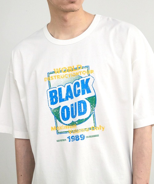 RATTLE TRAP（ラトルトラップ）の「古着風ピグメントロゴプリントTシャツ（Tシャツ/カットソー・メンズ・ブラック/ホワイト・S/M/L/LL）」の13枚目の写真