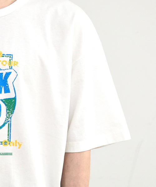 RATTLE TRAP（ラトルトラップ）の「古着風ピグメントロゴプリントTシャツ（Tシャツ/カットソー・メンズ・ブラック/ホワイト・S/M/L/LL）」の14枚目の写真