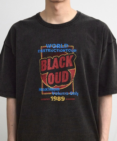 RATTLE TRAP（ラトルトラップ）の「古着風ピグメントロゴプリントTシャツ（Tシャツ/カットソー・メンズ・ブラック/ホワイト・S/M/L/LL）」の20枚目の写真