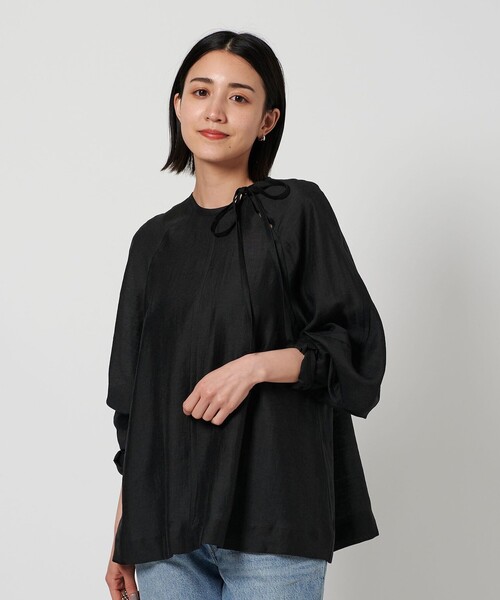 BEAUTY&YOUTH UNITED ARROWS｜キュプラ リボンタイノーカラー
