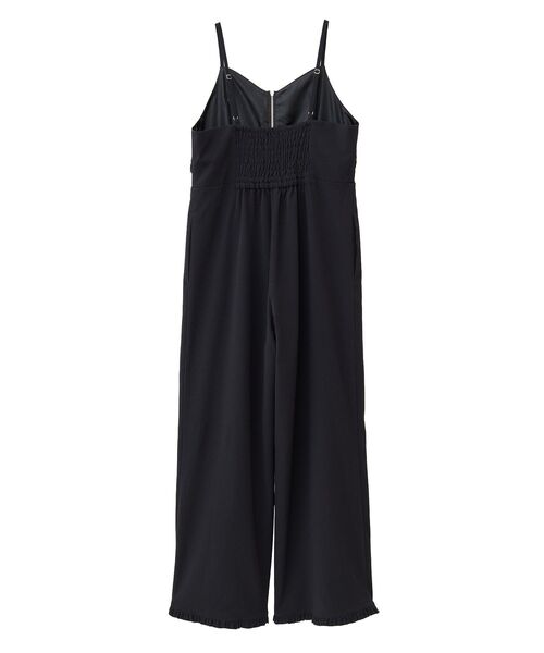 メゾンスペシャル　フロントジップロンパース　オールインワン　ブラック　オフショル MAISON SPECIAL（メゾンスペシャル）の「フロントジップ