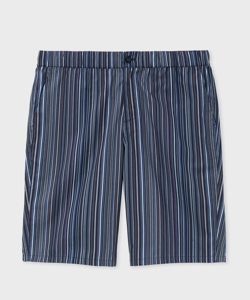 Paul Smith(ポールスミス)の「【ラウンジウェア】シグネチャーストライプ ショーツ【853235 7912】(その他パンツ・メンズ・ブルー/チャコールグレー/レッド・MEDIUM/LARGE)」の3枚目の写真