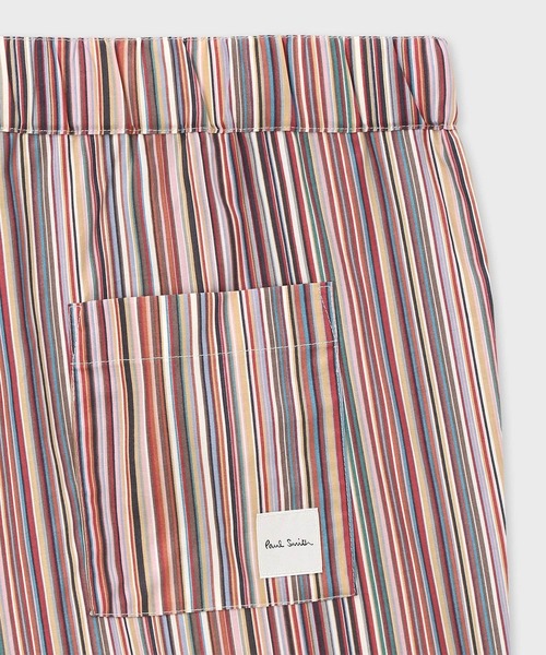 Paul Smith(ポールスミス)の「【ラウンジウェア】シグネチャーストライプ ショーツ【853235 7912】(その他パンツ・メンズ・ブルー/チャコールグレー/レッド・MEDIUM/LARGE)」の9枚目の写真