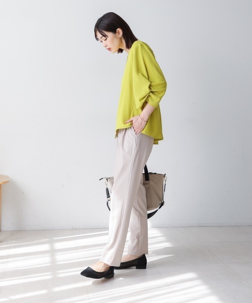 ブージュルード Bou Jeloud 麻ライクシャツTUN （YELLOW） ブージュルード Bou Jeloud 麻ライクシャツTUN （YELLOW