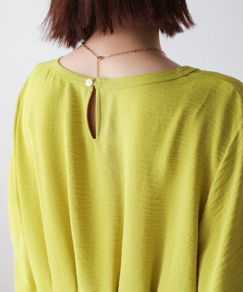 ブージュルード Bou Jeloud 麻ライクシャツTUN （YELLOW） ブージュルード Bou Jeloud 麻ライクシャツTUN （YELLOW
