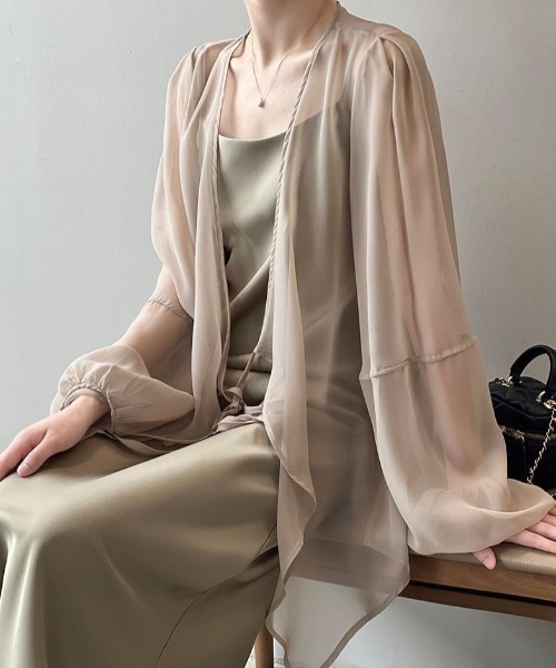 セール】シアーシャツ カーディガン（シャツ/ブラウス）｜Dream